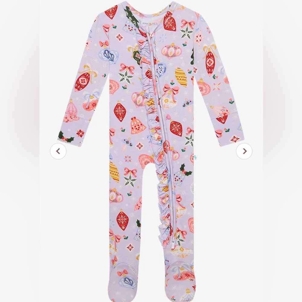 Holly Footie Zippered One Piece